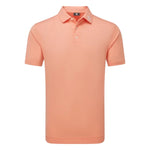 Footjoy Mens Stretch Pique Solid Polo Shirt Papaya 34123