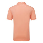 Footjoy Mens Stretch Pique Solid Polo Shirt Papaya 34123