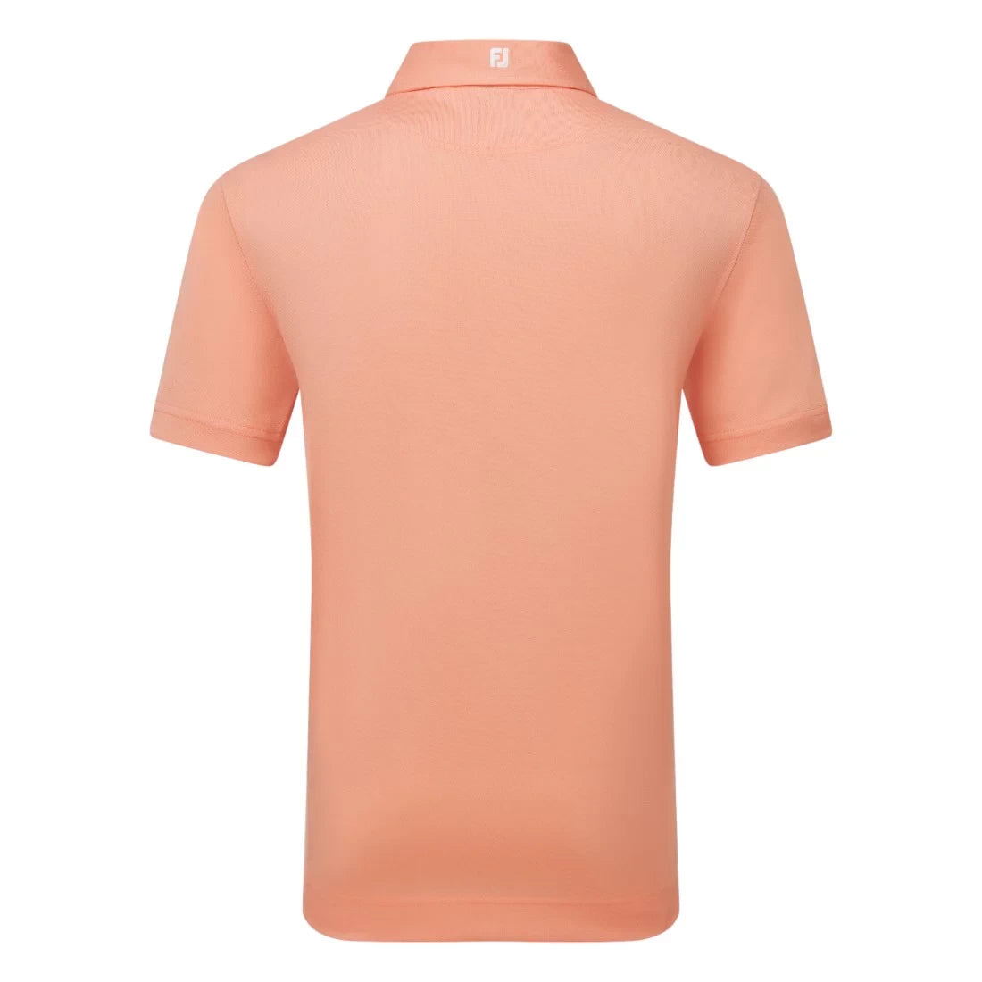 Footjoy Mens Stretch Pique Solid Polo Shirt Papaya 34123