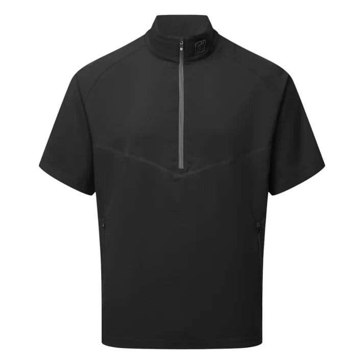 Footjoy Mens Zephr Short Sleeve Windshirt Black 34154