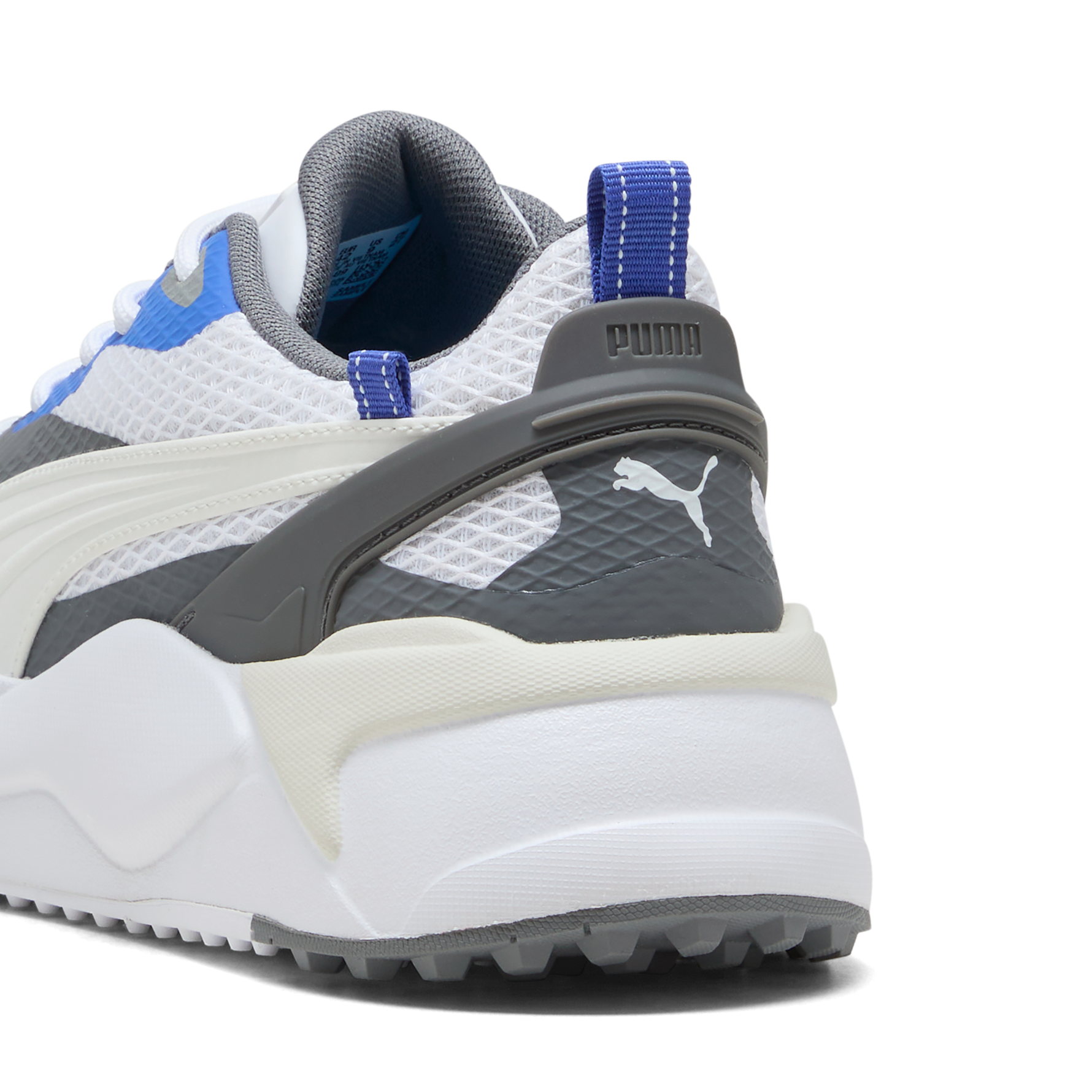 PUMA Mens GS-X Efekt Golf Shoes - White/Vapour Grey/Royal Sapphire