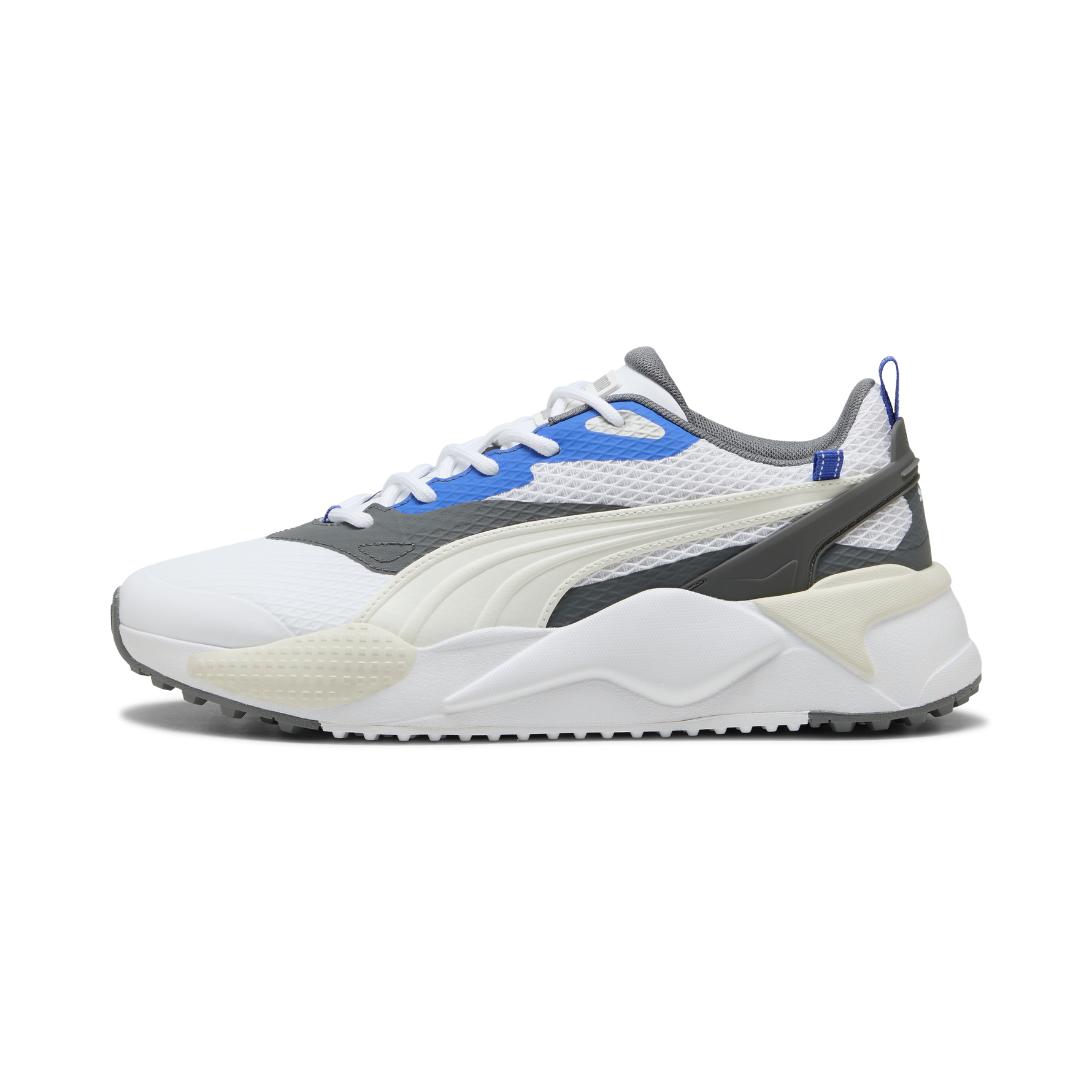 PUMA Mens GS-X Efekt Golf Shoes - White/Vapour Grey/Royal Sapphire
