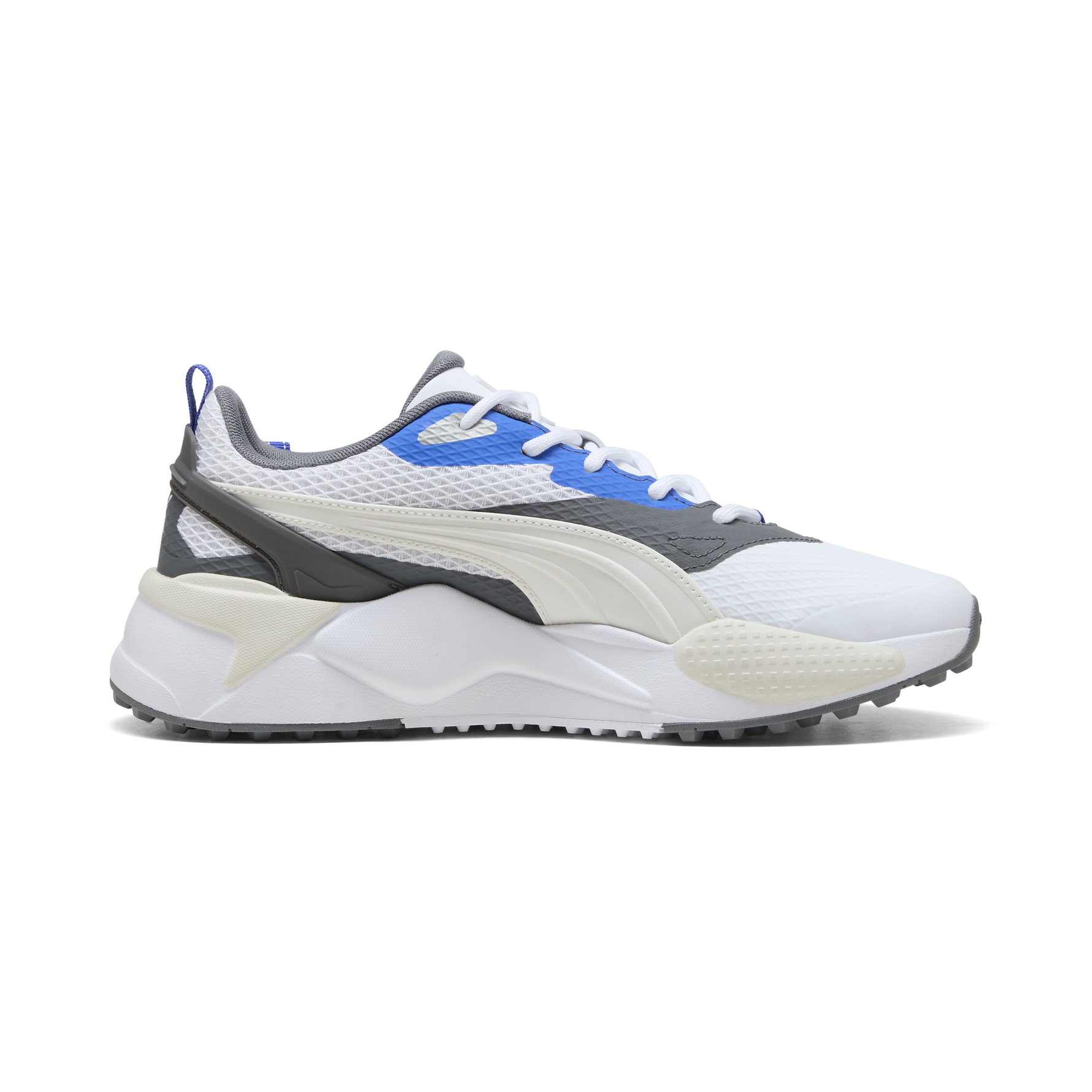 PUMA Mens GS-X Efekt Golf Shoes - White/Vapour Grey/Royal Sapphire