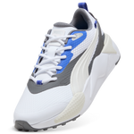 PUMA Mens GS-X Efekt Golf Shoes - White/Vapour Grey/Royal Sapphire