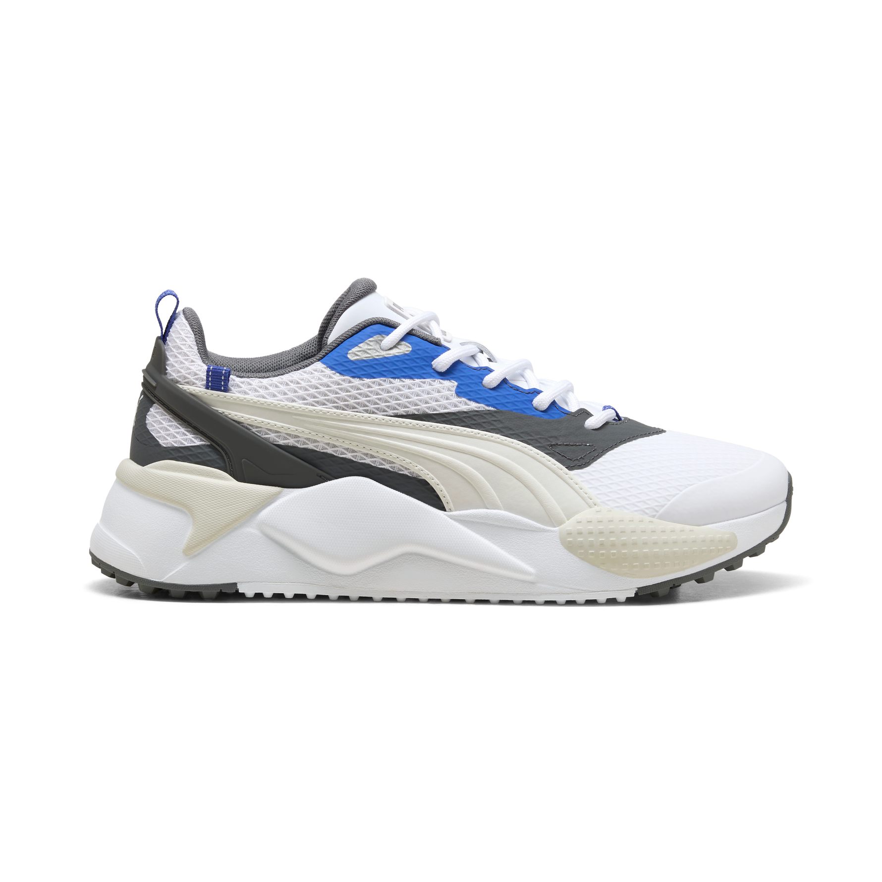 PUMA Mens GS-X Efekt Golf Shoes - White/Vapour Grey/Royal Sapphire