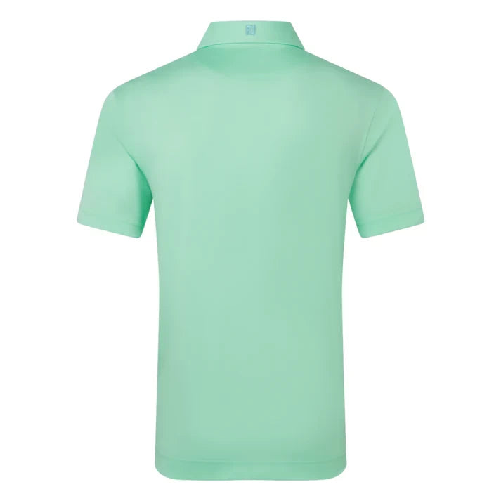 Footjoy Mens Stretch Pique Solid Polo Shirt Sea Glass 39288