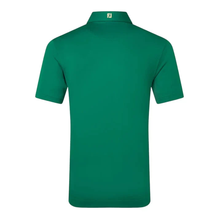 Footjoy Mens Stretch Pique Solid Polo Shirt Field Green 39290