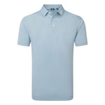 Footjoy Mens Stretch Pique Solid Polo  Shirt Chambray 39341