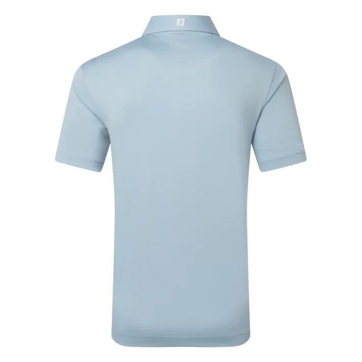 Footjoy Mens Stretch Pique Solid Polo  Shirt Chambray 39341