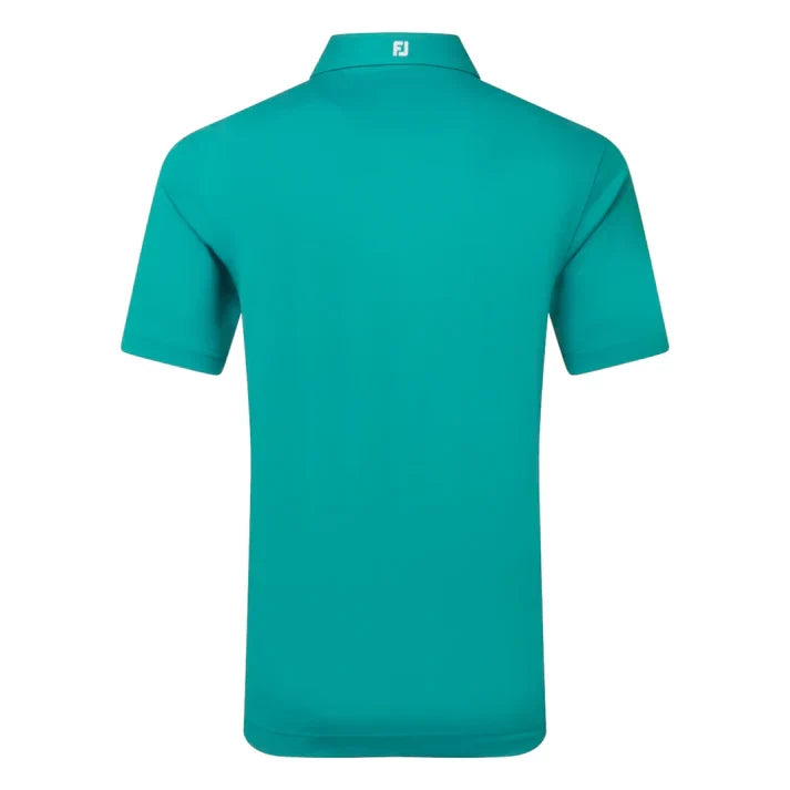 Footjoy Mens Stretch Pique Solid Polo Shirt Tile Blue 39342