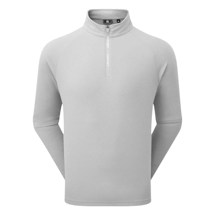 Footjoy Mens Wordmark Chill Out Pullover Grey/White 39357
