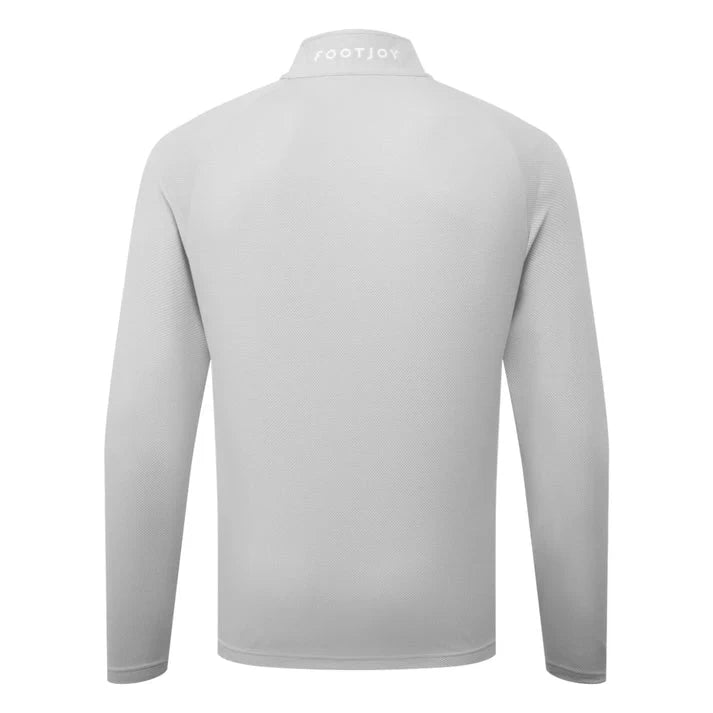 Footjoy Mens Wordmark Chill Out Pullover Grey/White 39357