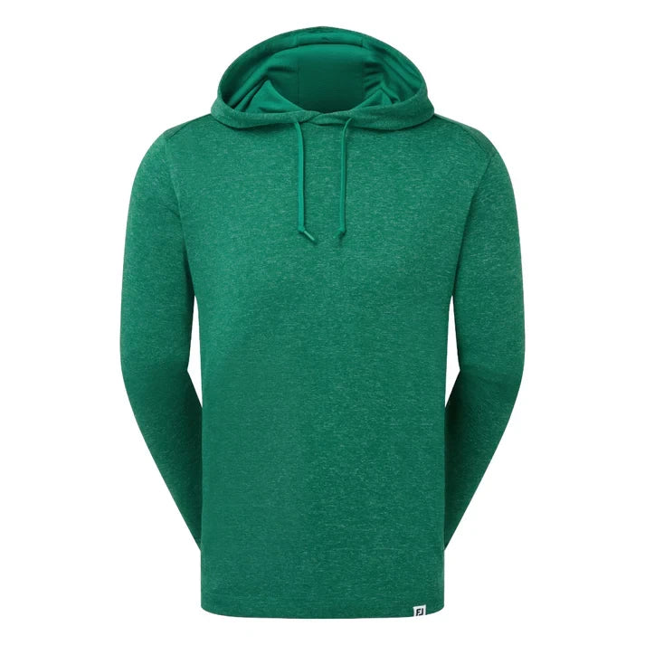 Footjoy Mens Lightweight Hoodie Heather Field Green 39361