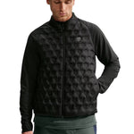 Nike Repel Soft Shell Half Zip Golf Jacket Black/White