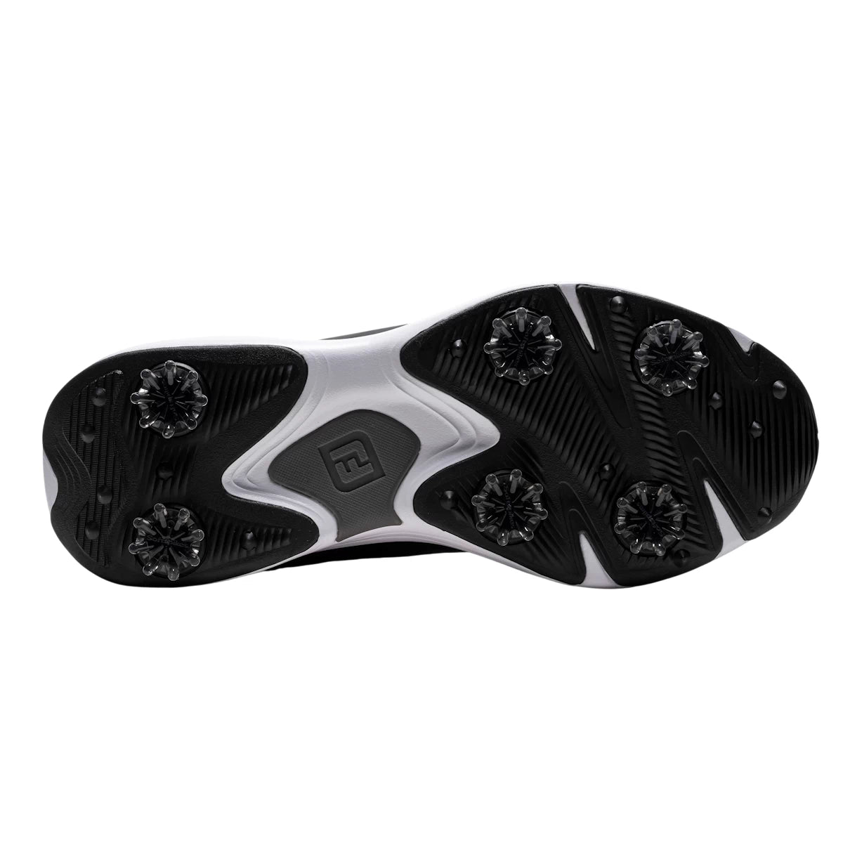 FootJoy Mens Qualifier Golf Shoes Black/White/Grey 57214