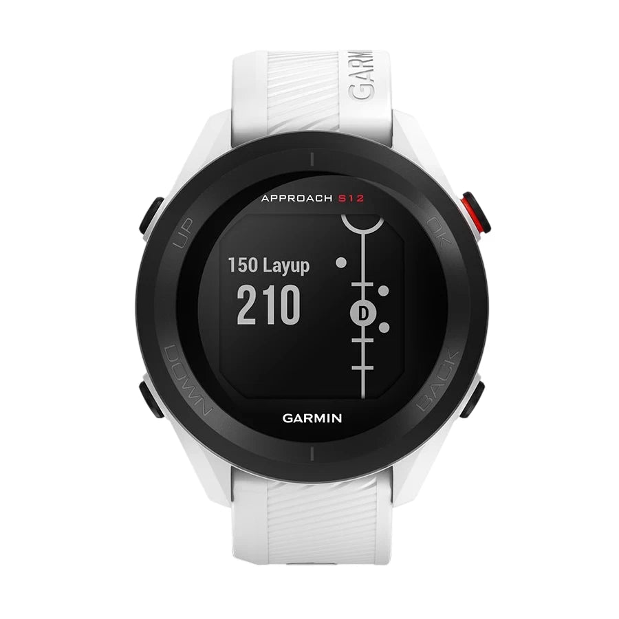 Garmin S12 Approach GPS Watch - White