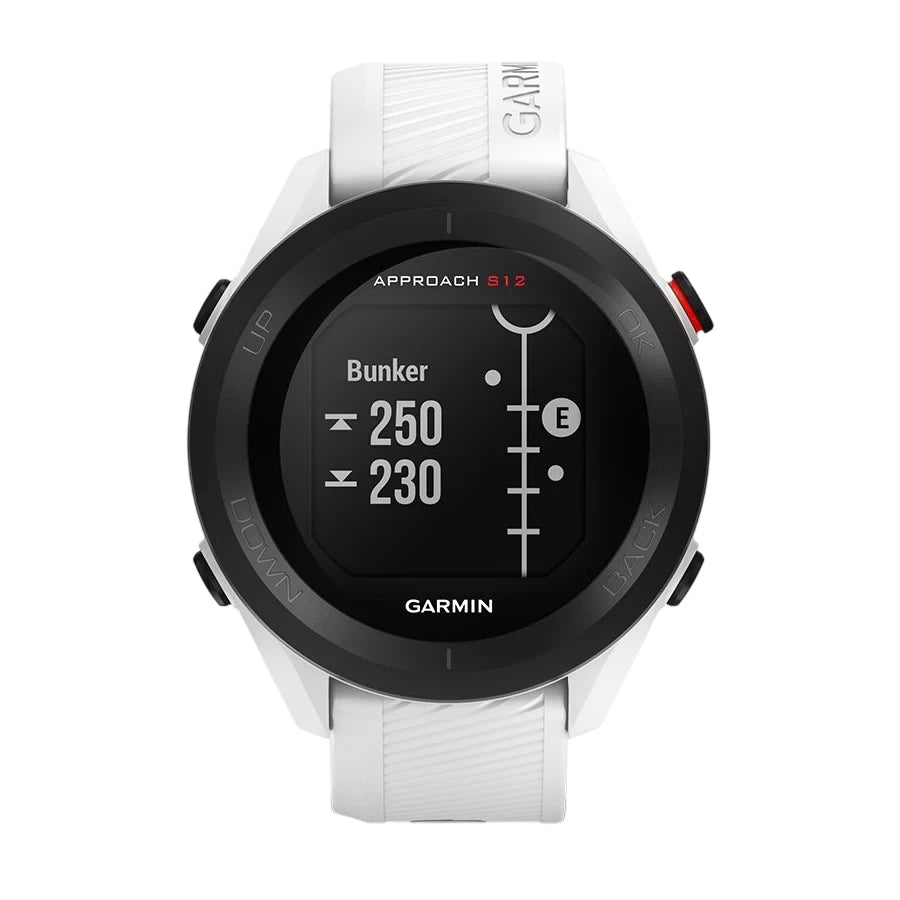 Garmin S12 Approach GPS Watch - White