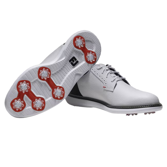 Footjoy Mens Traditions Camo Blucher White/Black/Red 57979