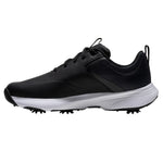 FootJoy Mens Qualifier Golf Shoes Black/White/Grey 57214