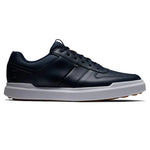 Footjoy Mens Contour Casual Golf Shoes Navy/White/Tan 54372