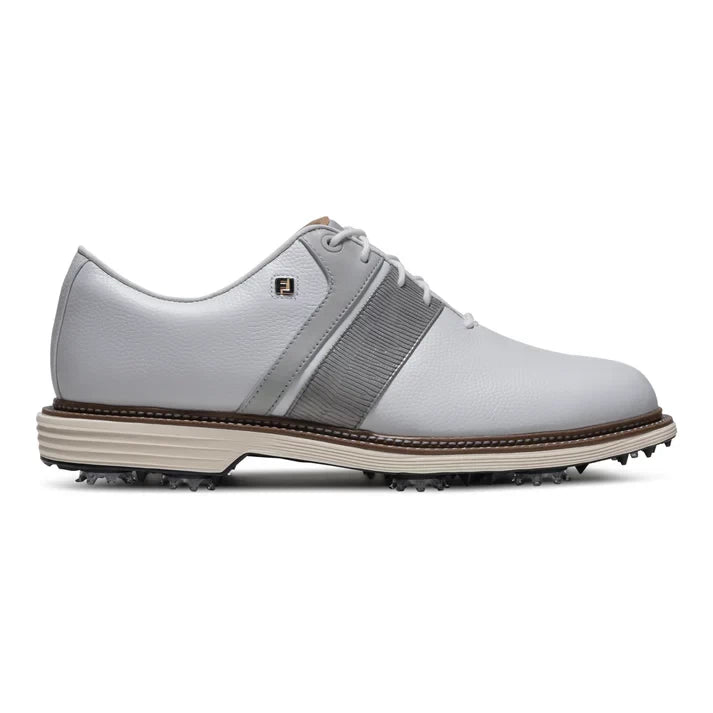 Footjoy Mens Premiere Packard Golf Shoes White/Grey 54562