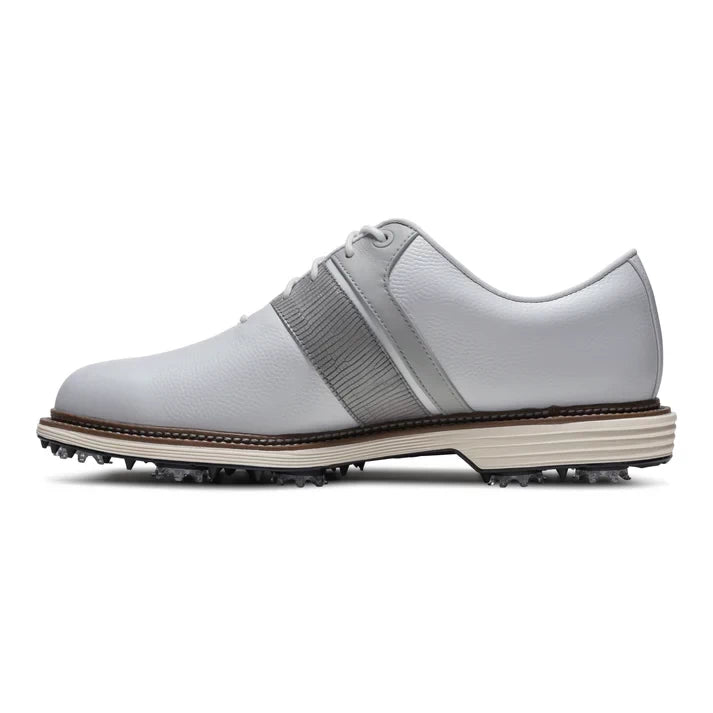 Footjoy Mens Premiere Packard Golf Shoes White/Grey 54562