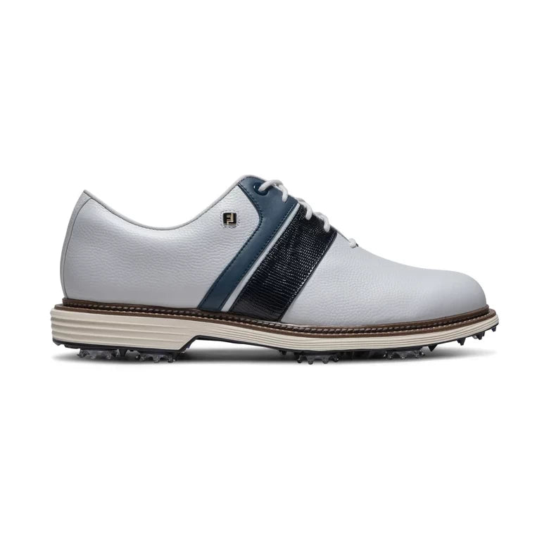 Footjoy Mens Premiere Packard Golf Shoes White/Navy 54563