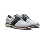 Footjoy Mens Premiere Packard Golf Shoes White/Navy 54563