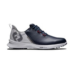 Footjoy Mens FJ Fuel Golf Shoes White/Navy/Red 55442