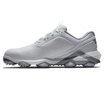 Footjoy Mens Tour Alpha Golf Shoes White/Silver 55543