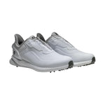 Footjoy Mens Pro SL 26 BOA Golf Shoes White/Grey 56952