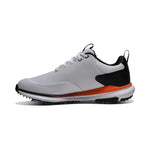 Footjoy Mens Tour Rival Golf Shoes White/Black/Orange 56970