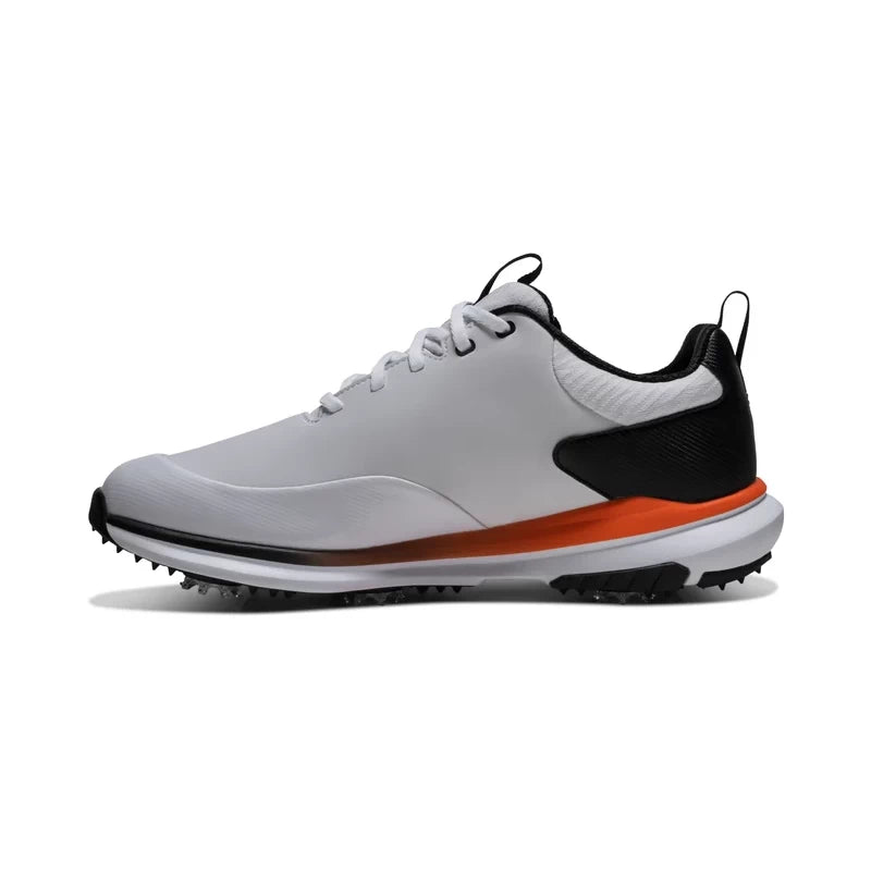 Footjoy Mens Tour Rival Golf Shoes White/Black/Orange 56970