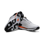 Footjoy Mens Tour Rival Golf Shoes White/Black/Orange 56970