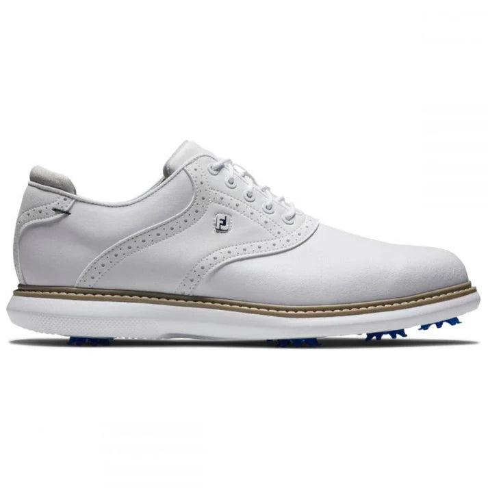 Footjoy Mens Traditions Golf Shoes White 57903