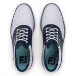 Footjoy Mens Traditions Golf Shoes White/Navy/Blue 57981
