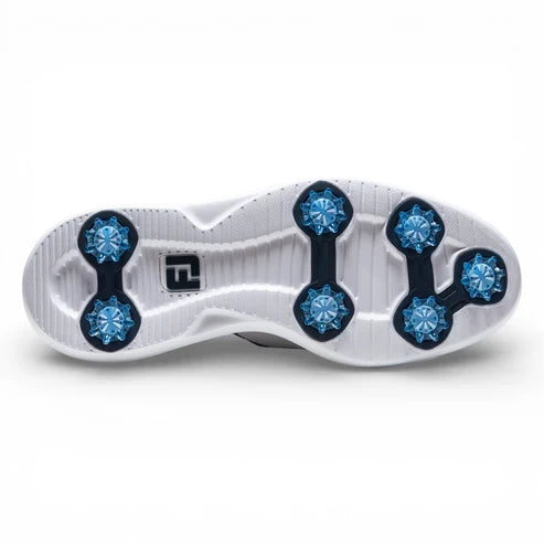 Footjoy Mens Traditions Golf Shoes White/Navy/Blue 57981