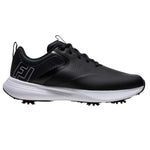 FootJoy Mens Qualifier Golf Shoes Black/White/Grey 57214