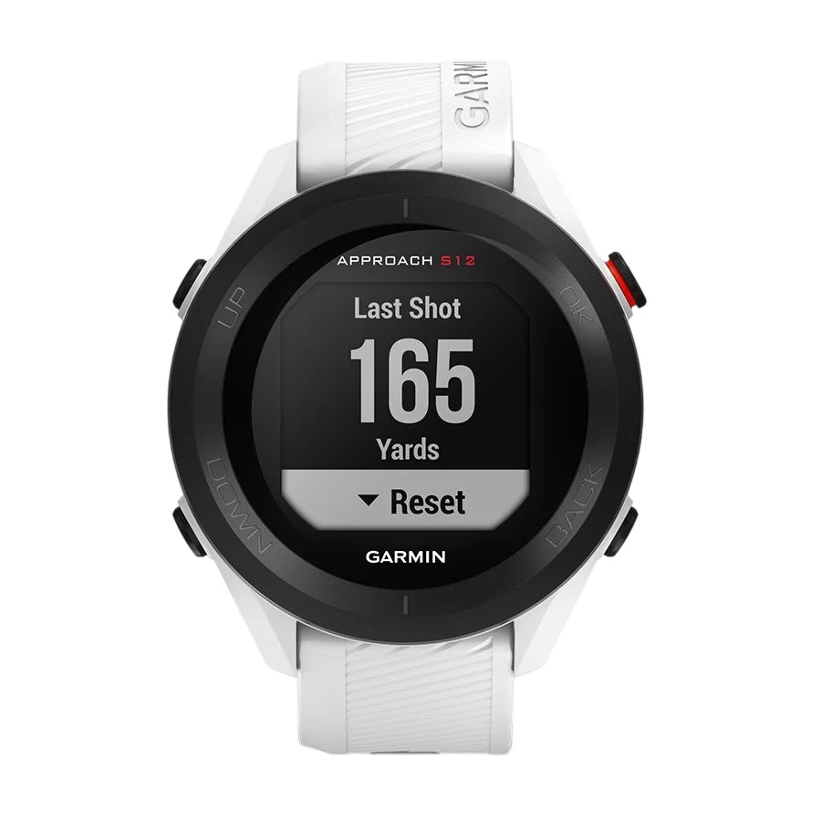 Garmin S12 Approach GPS Watch - White