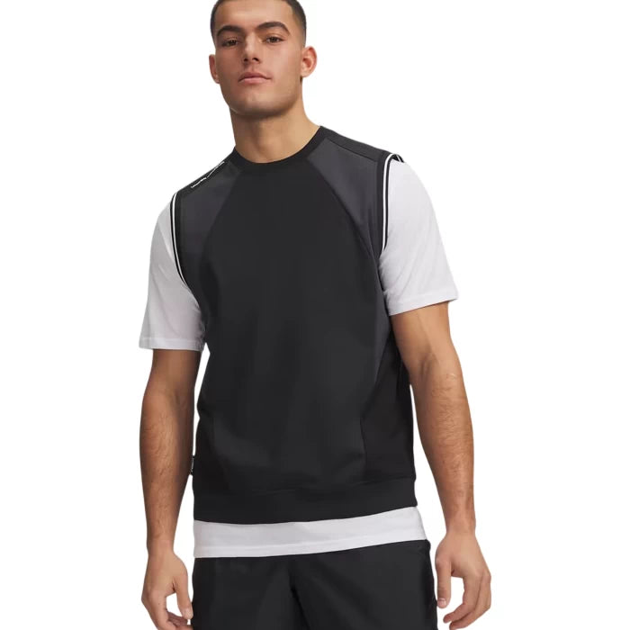Under Armour Mens Drive Wind Vest Black/White