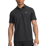 Under Armour Mens Tee To Green Printed Polo Shirt Black/White