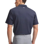 Under Armour Mens Tee To Polo Shirt Green Printed Mens Polo Midnight Navy