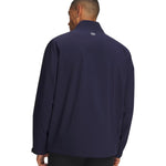 Under Armour Drive Pro Mens Rain Jacket Blue Wind/White