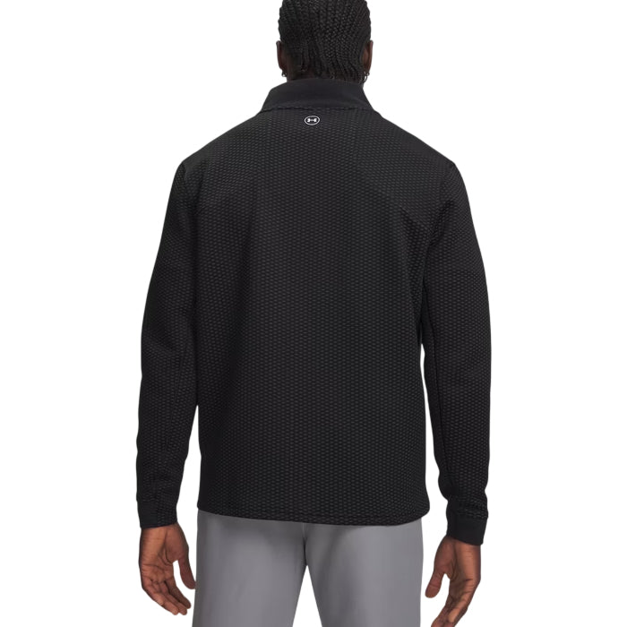 Under Armour Drive Pro Hybrid Mens Full Zip Black/White