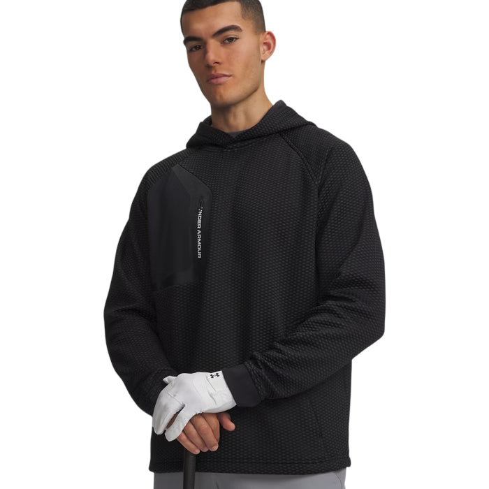 Under Armour Drive Pro Hybrid Mens Hoodie Black/White