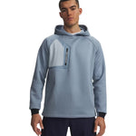 Under Armour Drive Pro Hybrid Mens Hoodie Blue Wind/White