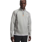 Under Armour Drive Midlayer Mens 1/4 Zip Titanium/Clay Green