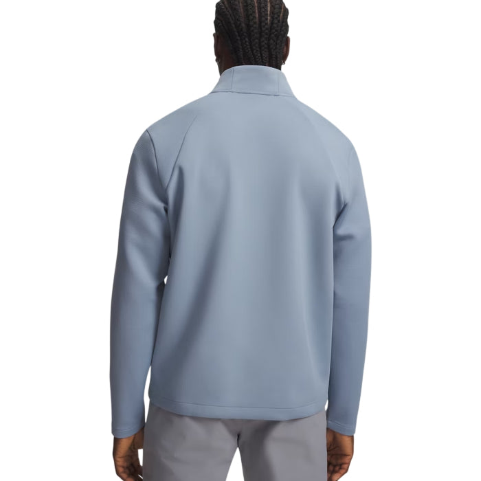 Under Armour Drive Midlayer Mens 1/4 Zip Blue Wind/Anthracite