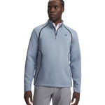 Under Armour Drive Midlayer Mens 1/4 Zip Blue Wind/Anthracite