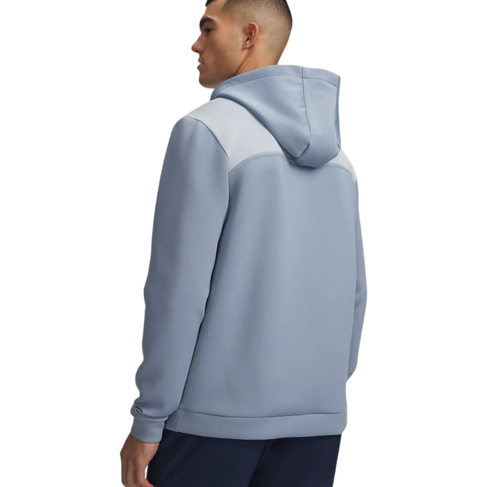 Under Armour Drive Midlayer Mens Hoodie Blue Wind/Blue Fog